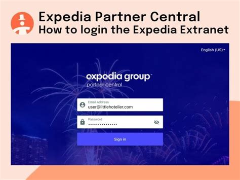 expedia extranet login